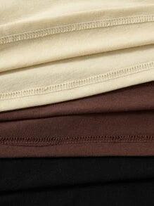 SHEIN EZwear 3 pièces T-shirt à lettres