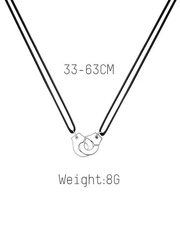 Shein 1 pièce Menottes jouet Décor Ras-du-cou, Bijoux En Acier Inoxydable - GlamShopTN