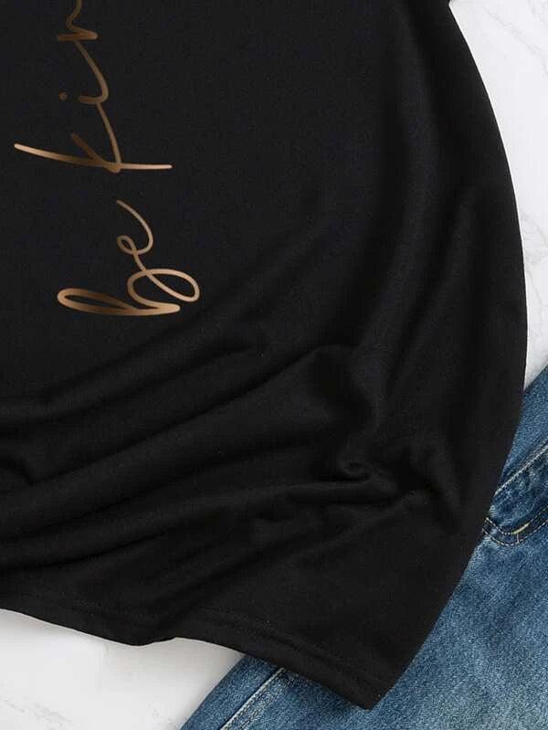 SHEIN Essnce T-shirt graphique de slogan