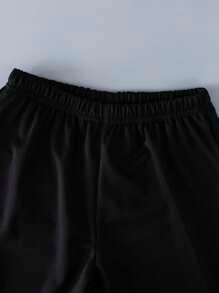 SHEIN Kids EVRYDAY Garçon Pantalons de survêtement & T-shirt à lettres - GlamShopTN