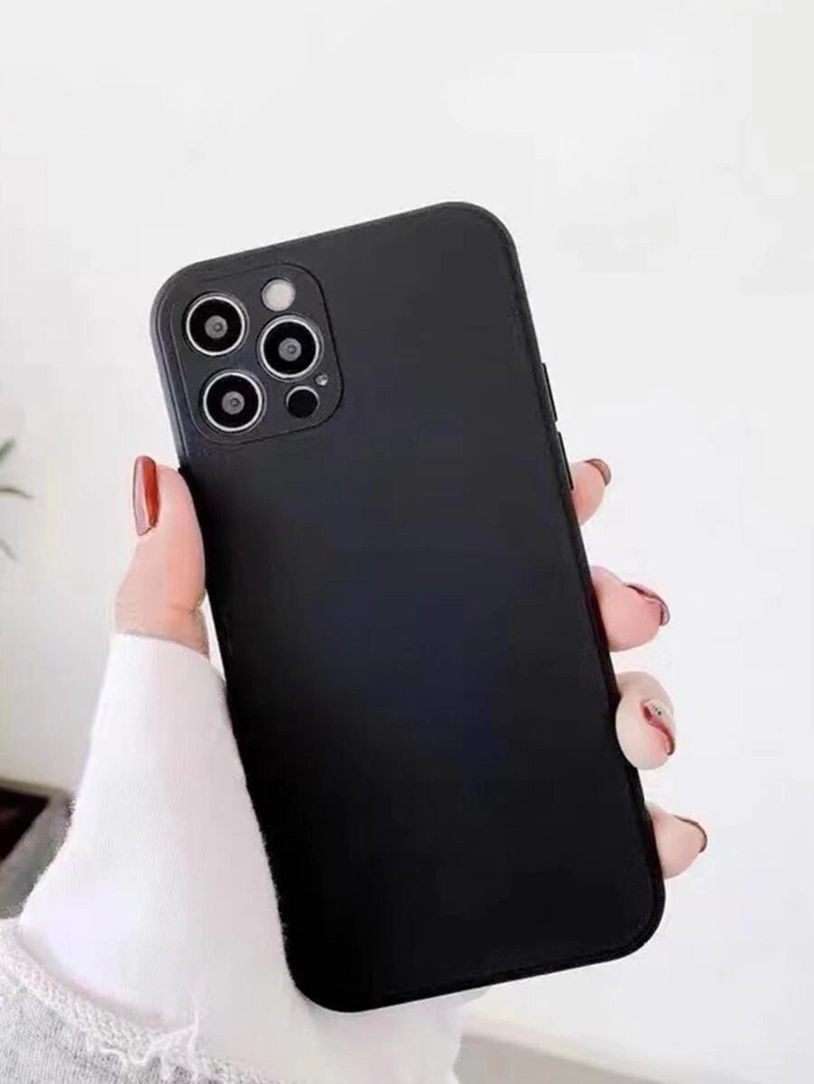 4 pièces coques de téléphone de couleur unie compatibles avec iPhone 11 et Samsung Galaxy A22 5G