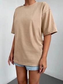 Shein T-shirts pour femmes Casual Floral Papillon