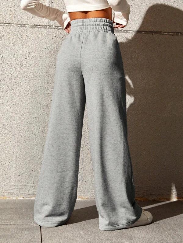 SHEIN EZwear Pantalon Ample À Cordon Couture Détail