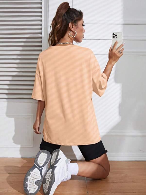 SHEIN LUNE T-shirt Unicolore