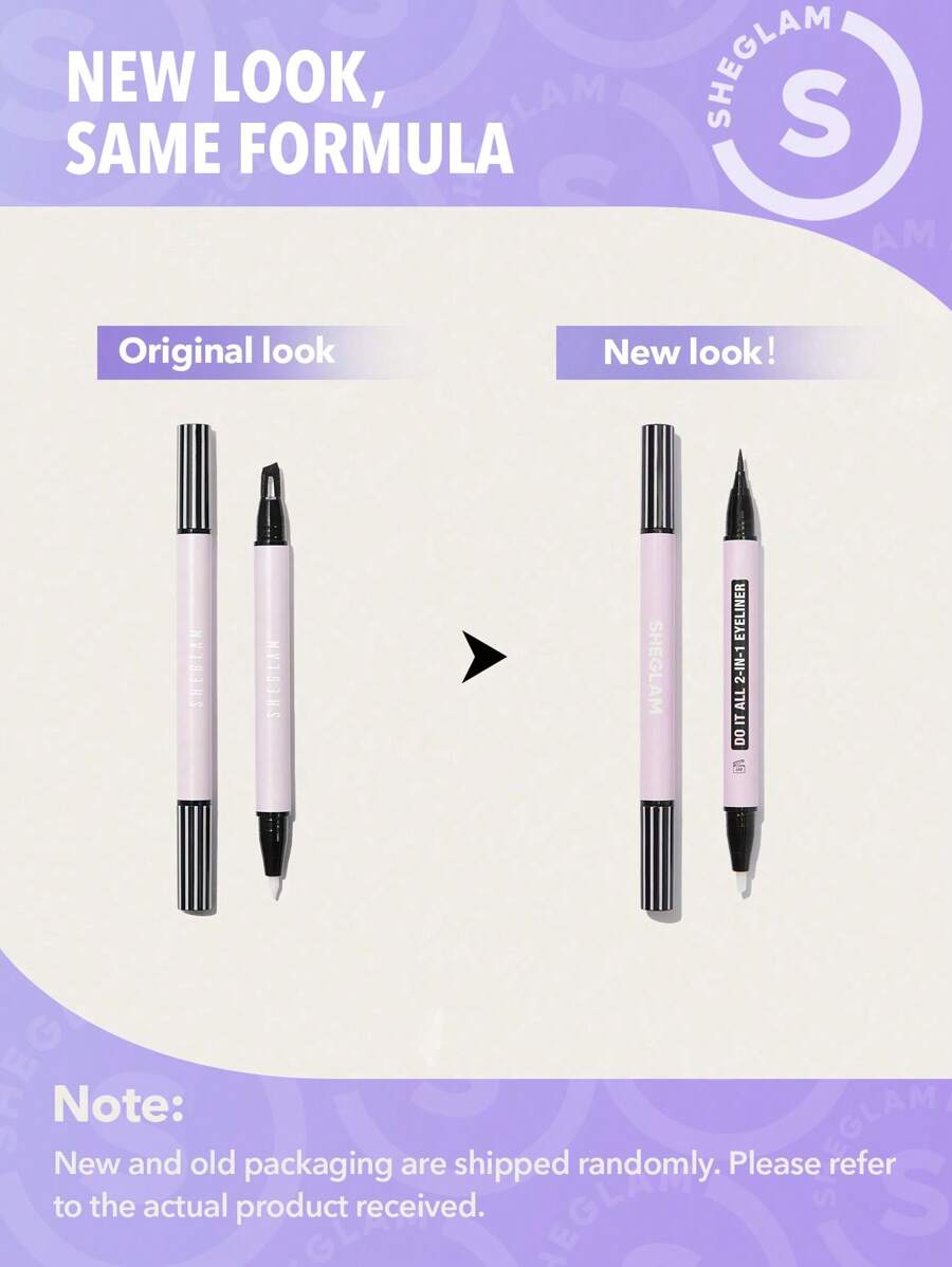 SHEGLAM Eyeliner 2 En 1 Do It All