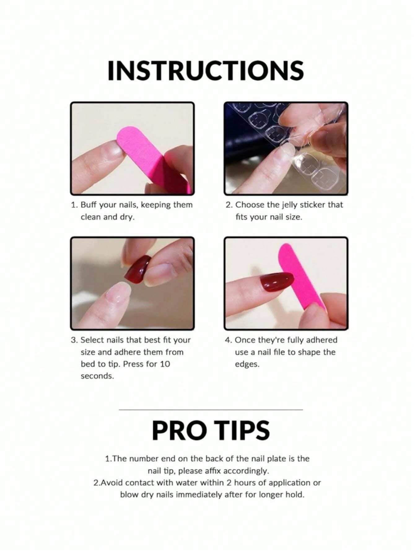 Shein Transformez votre apparence avec 24 pièces d'ongles en acrylique en forme d'amande