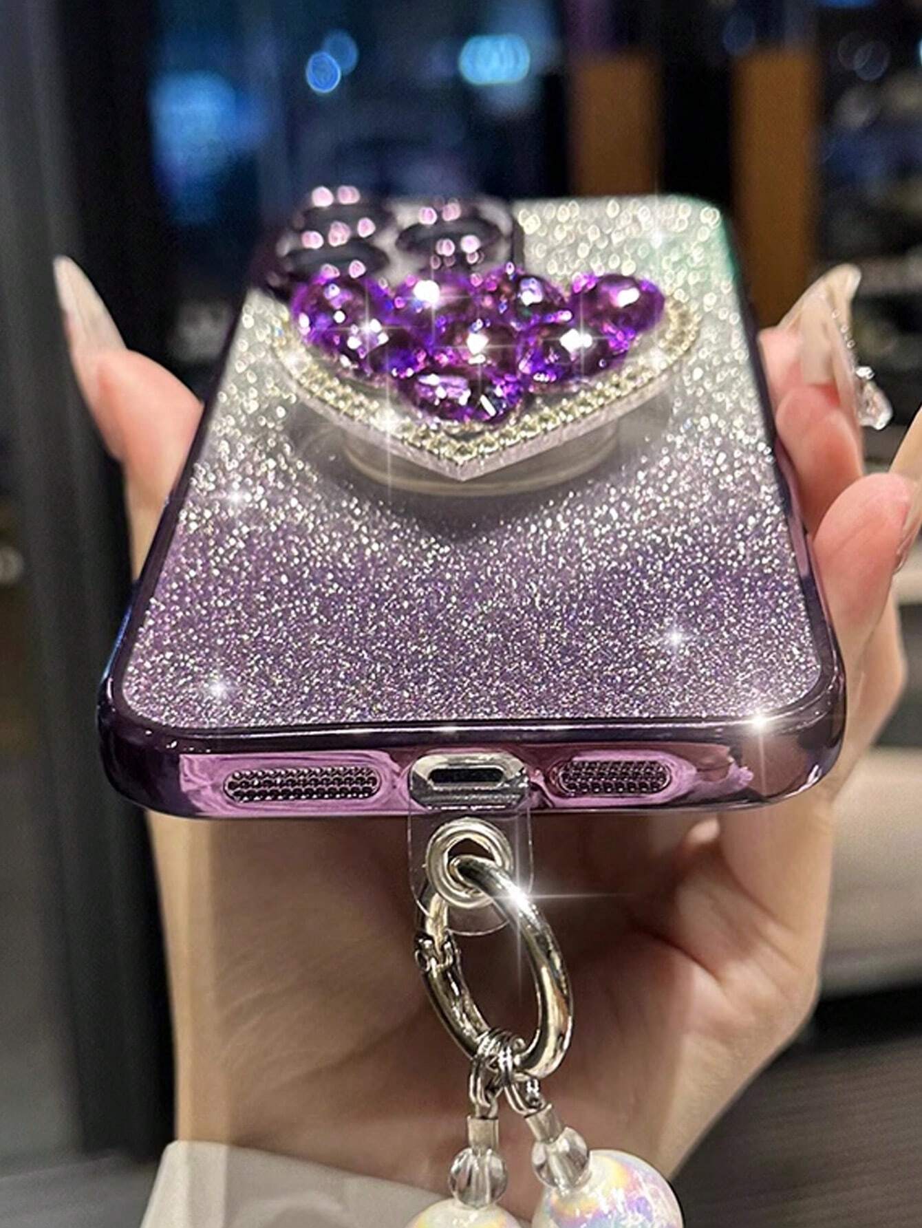Shein Ensemble 5-en-1 paillettes de la Saint-Valentin Samsung Galaxy A50 A50S A30S