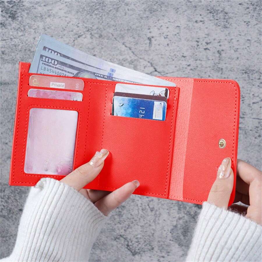 Portefeuille court pour femme