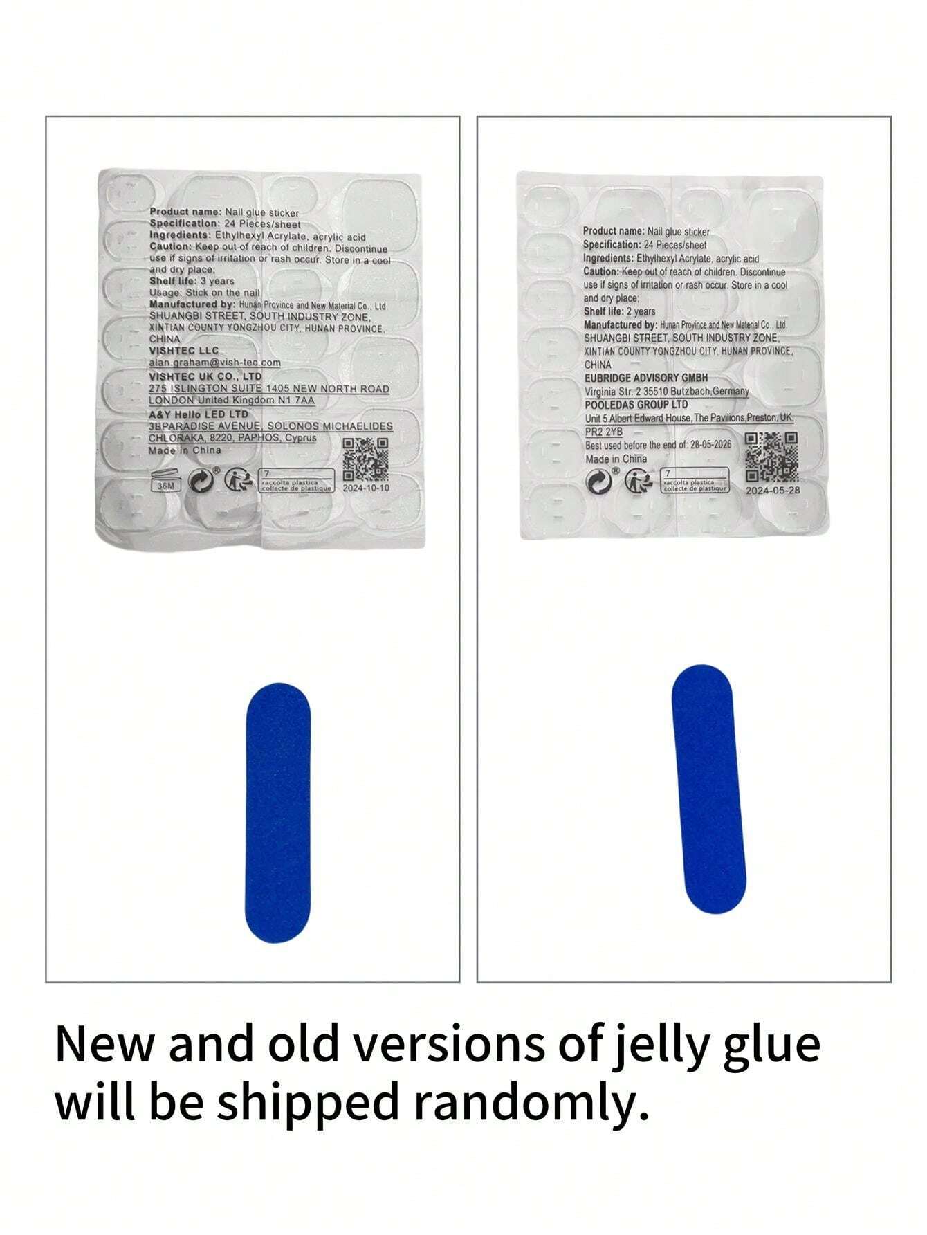 Transformez votre apparence avec 24 pièces d'ongles en acrylique en forme d'amande