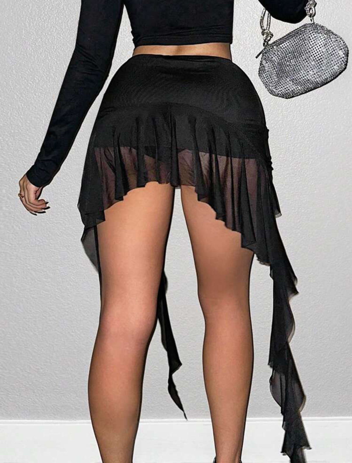 Shein Sweetina Women's Low
Waist Lace Jellyfish Decoration
Y2k White Holiday Party New Years
Mini Skirt