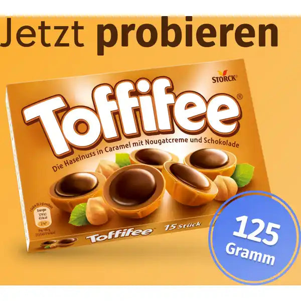 toffifee noisettes au caramel 125g