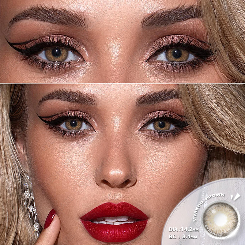 Myakhie Brown 14.2mm 1 Pair