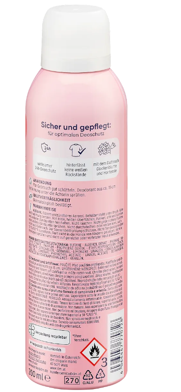 Balea Déodorant Spray Soft Flower – Fraîcheur Florale & Protection 24h 200 ml - GlamShopTN