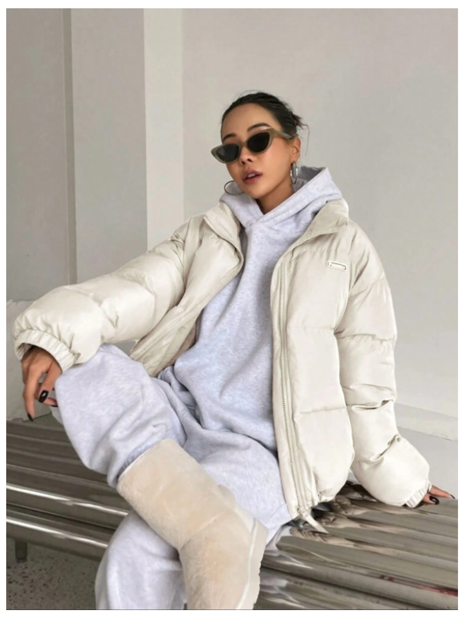 Veste femme à capuche style streetwear – Chic décontracté - GlamShopTN