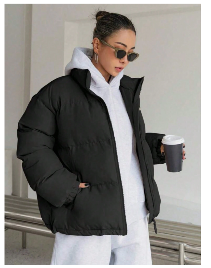 Veste femme à capuche zippée – Style streetwear chic & polyvalent - GlamShopTN