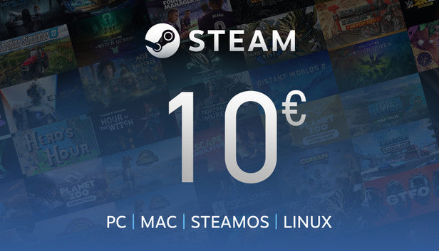 Steam Carte cadeau 10 Euro