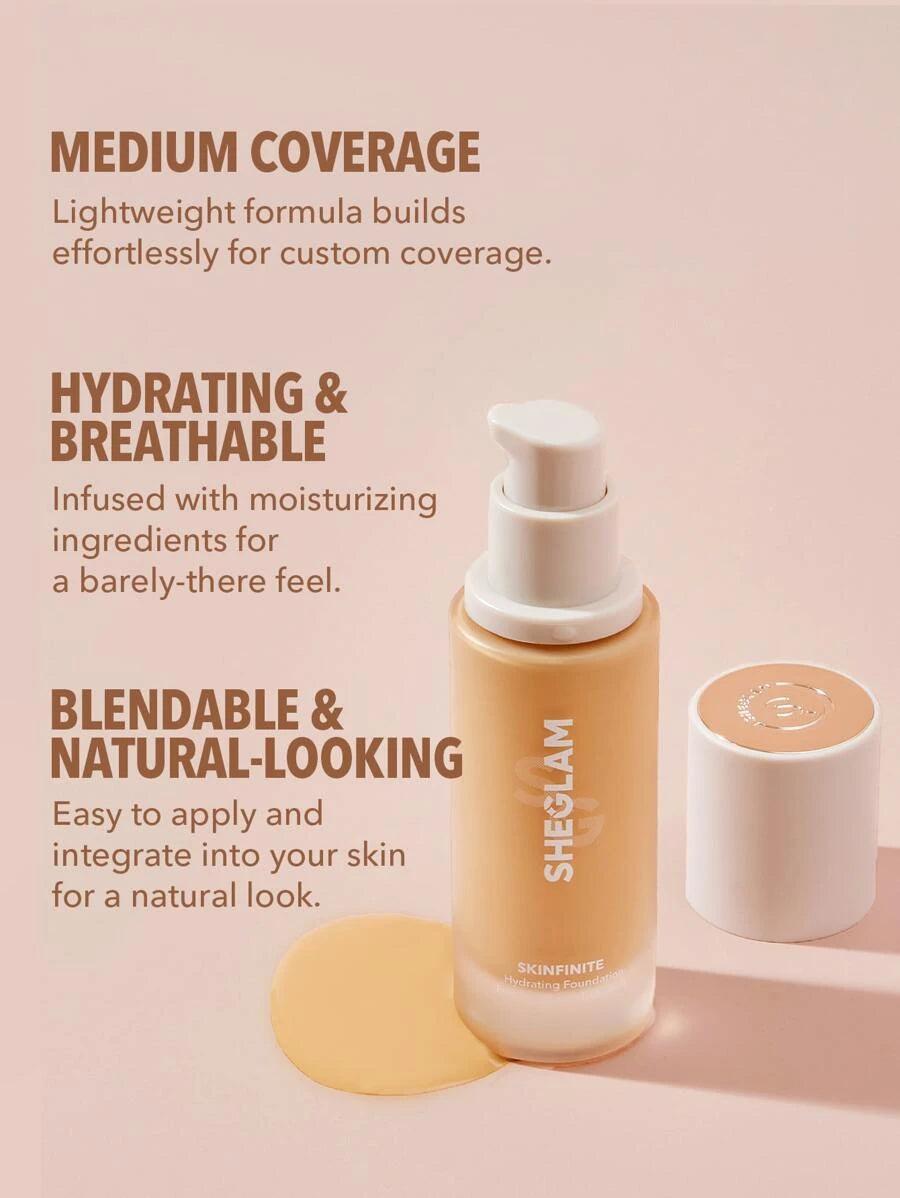 Shein SHEGLAM Fond de Teint Hydrating Skinfinite - Shell - GlamShopTN