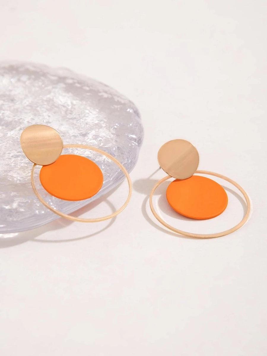 Pendants d'oreilles ronds