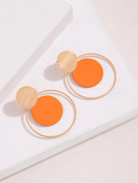 Pendants d'oreilles ronds