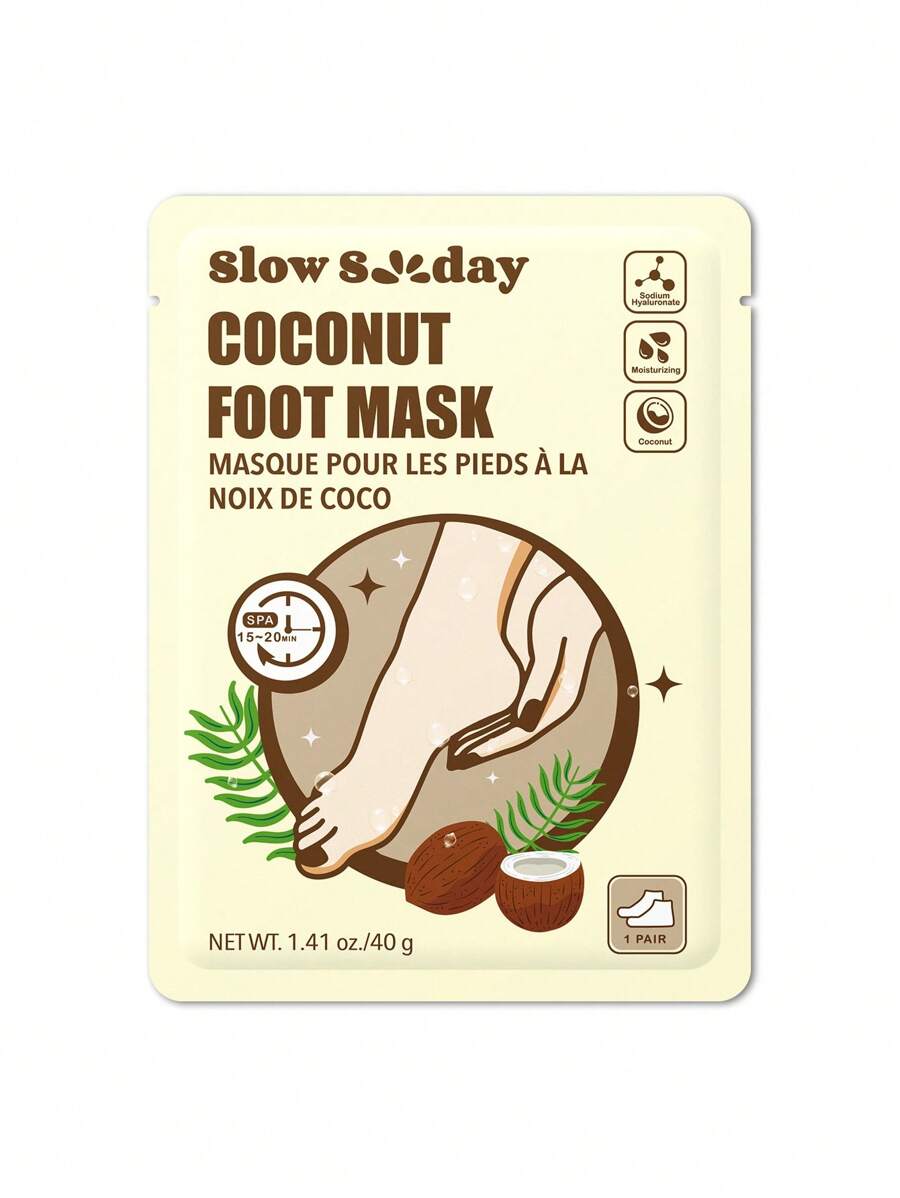 Masque De Pied Noix De Coco