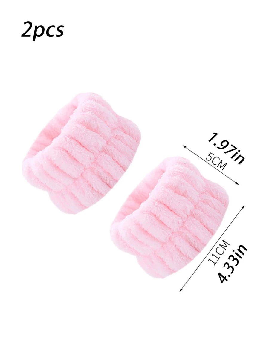 Shein 2 pièces/paquet Bracelets doux unicolore