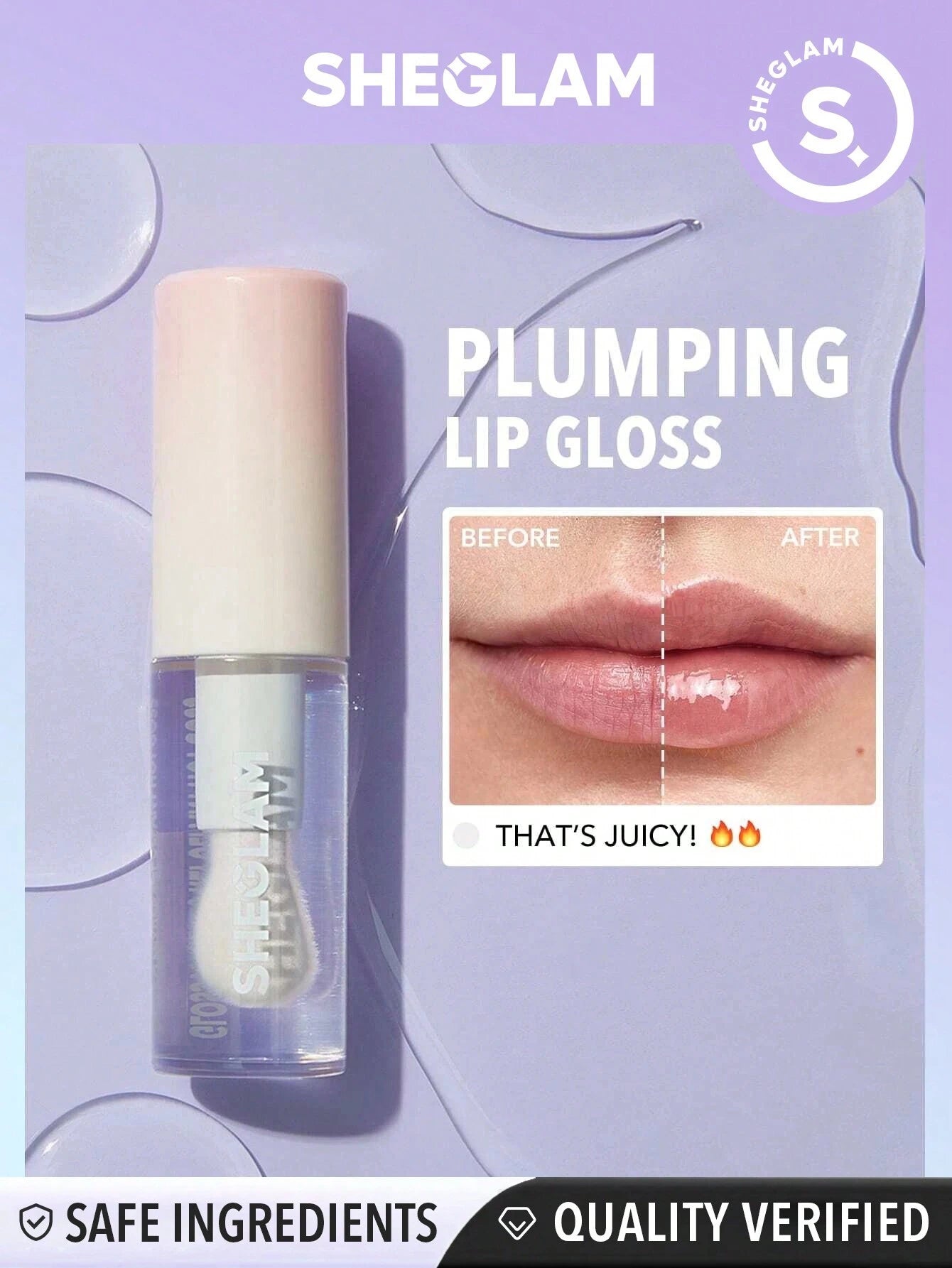 SHEGLAM Gloss à lèvres Hot Goss Plumping -That's Juicy!