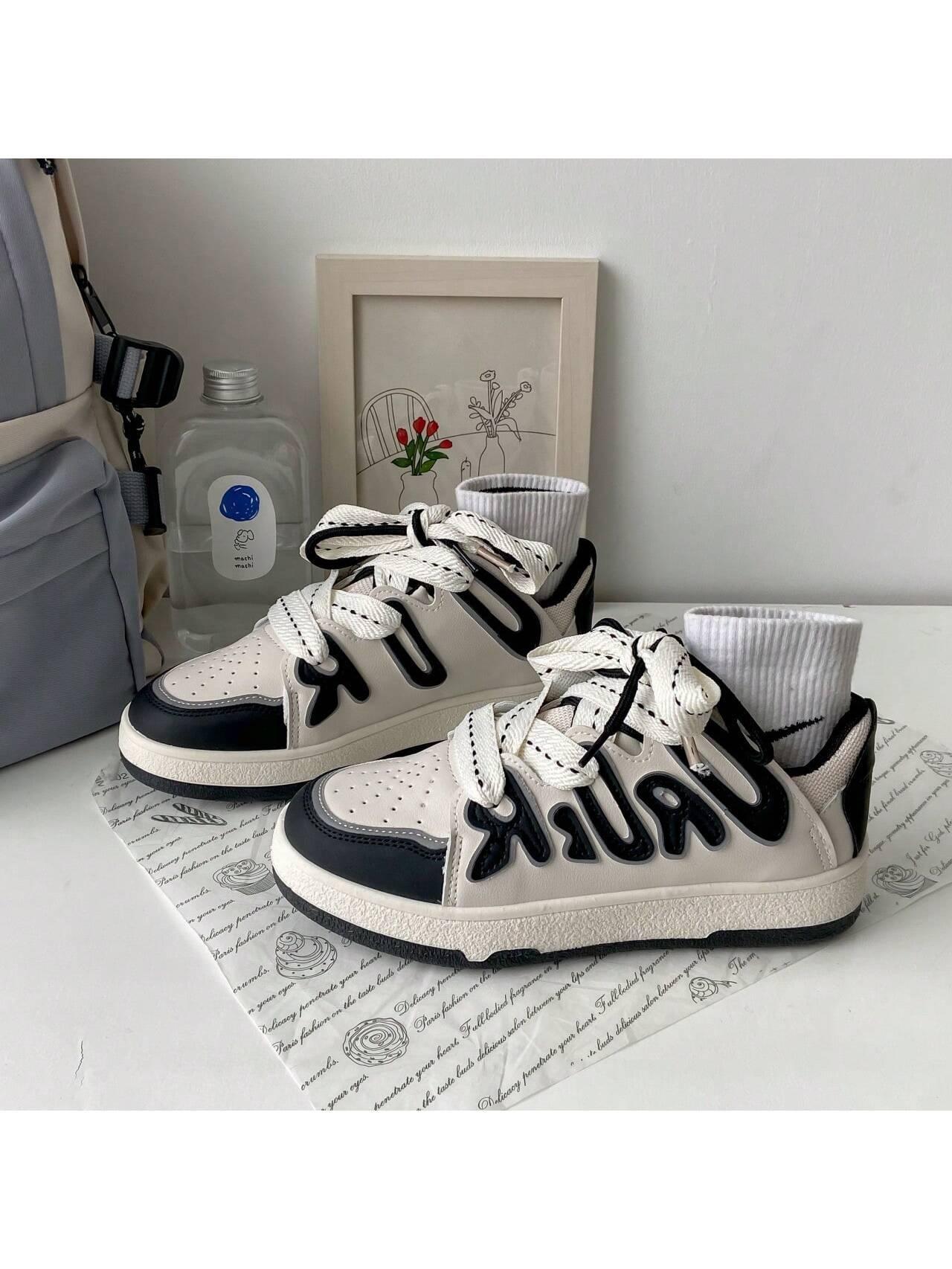 Shein Chaussures De Sport En Toile Pour Femmes De Style Allemand À La Mode, Adaptées À Un Usage Quotidien - GlamShopTN