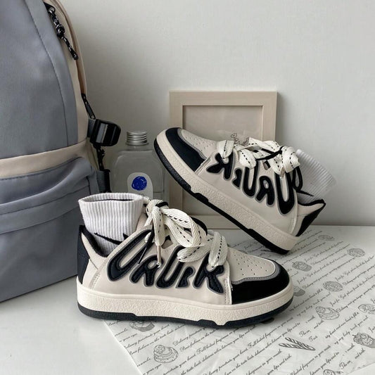 Shein Chaussures De Sport En Toile Pour Femmes De Style Allemand À La Mode, Adaptées À Un Usage Quotidien - GlamShopTN