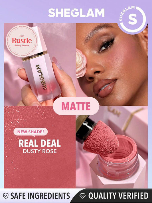 SHEGLAM Blushes Sans Cruauté Vegan Sans Parfum Sans Gluten Sans Paraben Sans Talc Recyclage