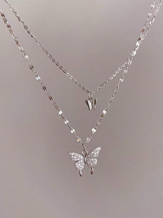 Shein 1 pièce Collier pour femmes en deux couches