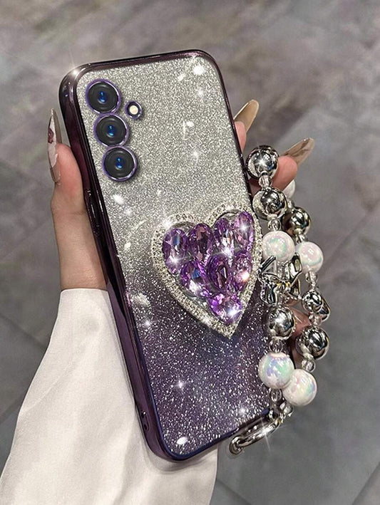 Shein Ensemble 5-en-1 paillettes de la Saint-Valentin Samsung Galaxy A50 A50S A30S
