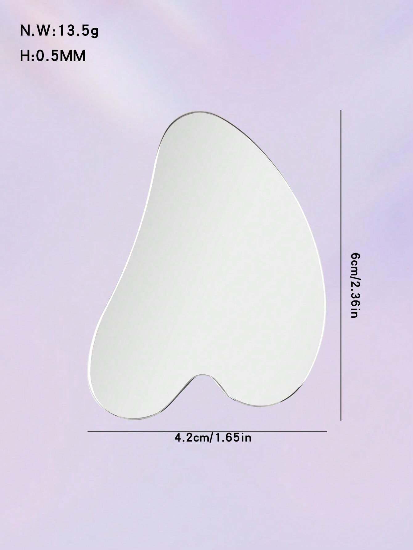 Outil facial Gua Sha en acier inoxydable