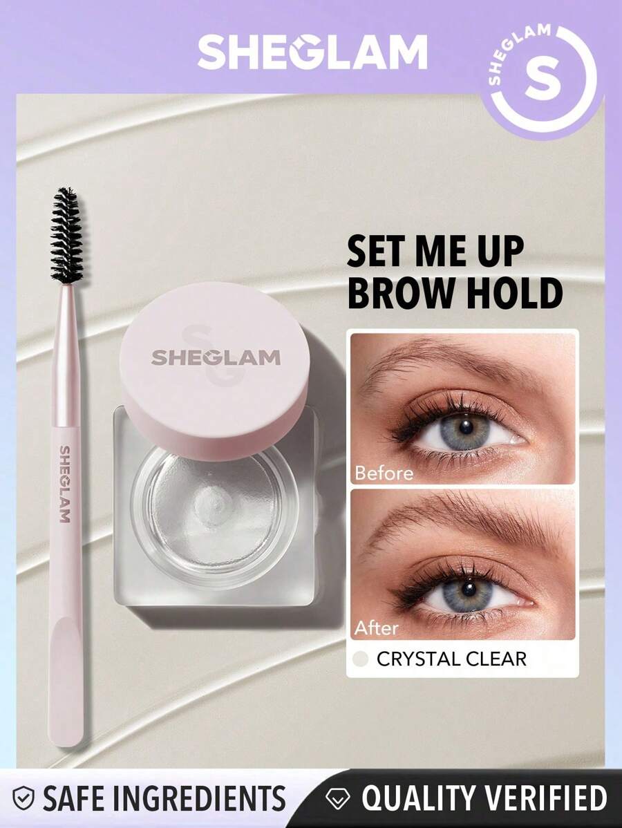 SHEGLAM Gel à Sourcils - Set Me Up Brow Hold-Crystal Clear