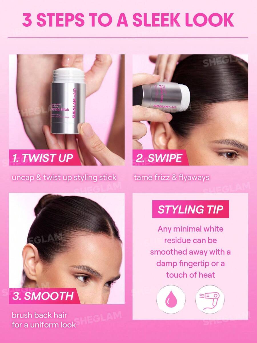 SHEGLAM Hair – Locked In Stick Coiffant Brillant (30 g)