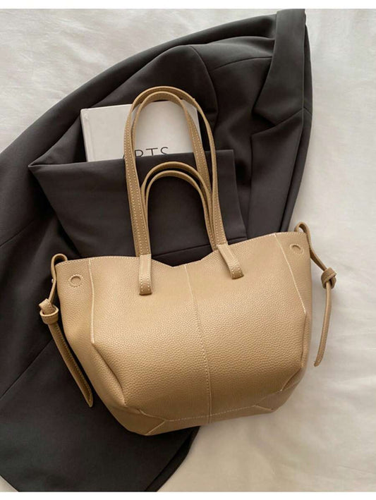 Sac fourre-tout orné de papillons Pol, sac à main vintage chic européen de marque française Cyme pour le travail, sac seau à l'épaule, sac de courses Tunisie