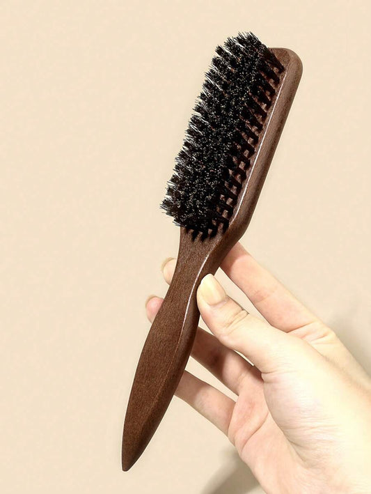 Brosse à barbe & cheveux – outil de coiffage lissant, pratique à la maison & en voyage Tunisie