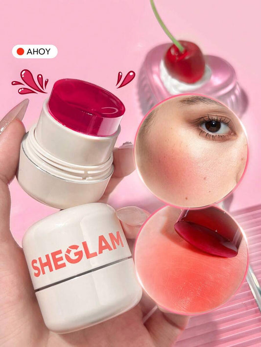 SHEGLAM Gelée-Licious – blush & baume lèvres hydratant 2-en-1, longue tenue Tunisie