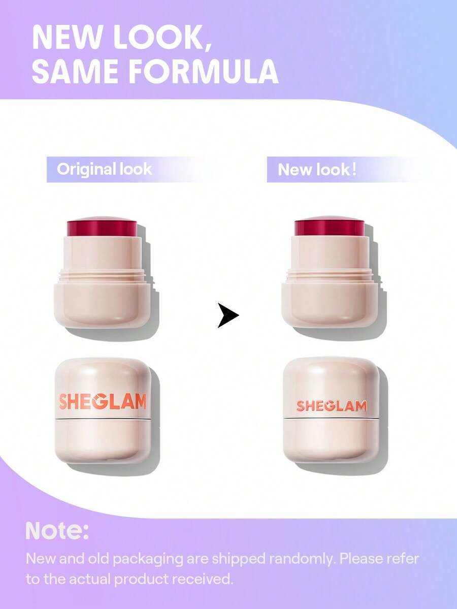 SHEGLAM Jelly-Licious – Rouge à Lèvres & Fard à Joues Hydratant (Teinte : Howdy)