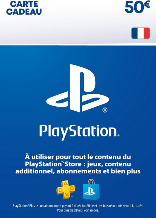 PlayStation Carte cadeau 50 Euro