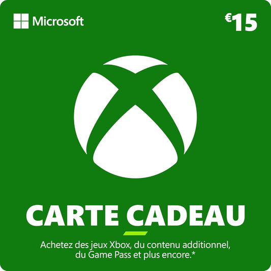 Xbox Carte cadeau 15 Euro