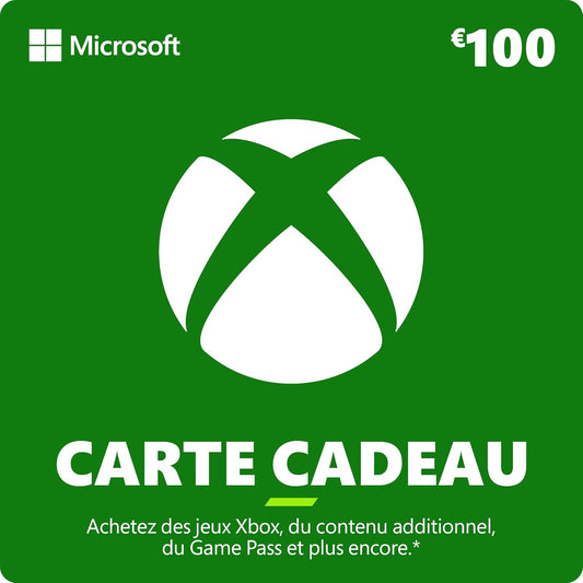 Xbox Carte cadeau 100 Euro
