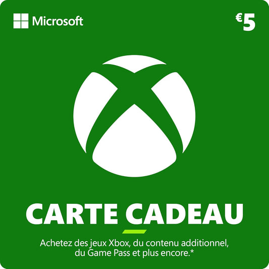 Xbox Carte cadeau 5 Euro