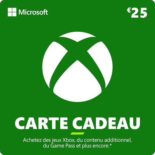 Xbox Carte cadeau 25 Euro