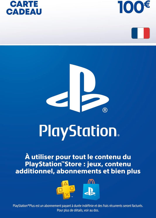PlayStation Carte cadeau 100 Euro