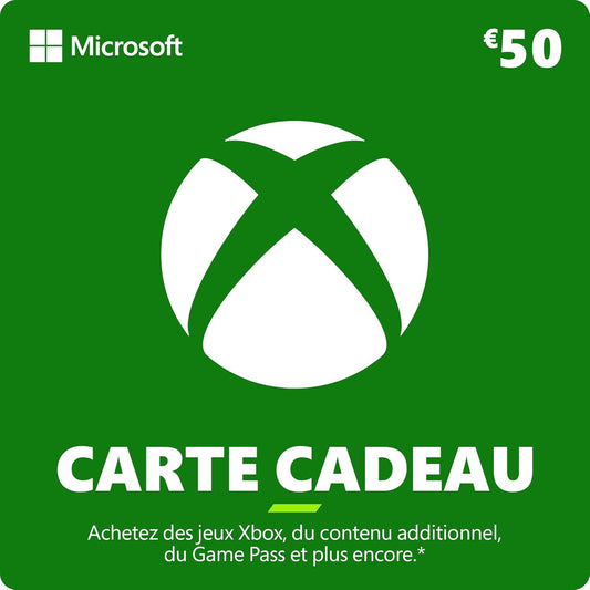 Xbox Carte cadeau 50 Euro