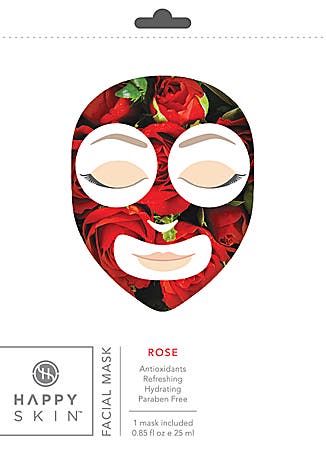 Happy Skin Facial Sheet Mask Rose - GlamShopTN