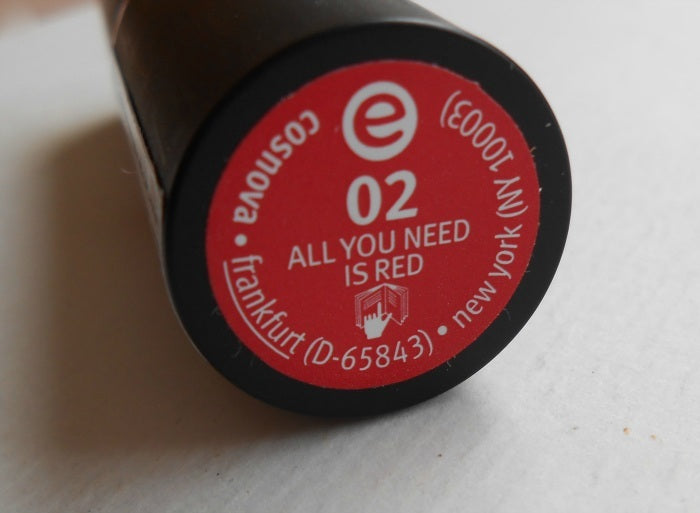 Essence 02 All You Need Is Red Longlasting Lipstick