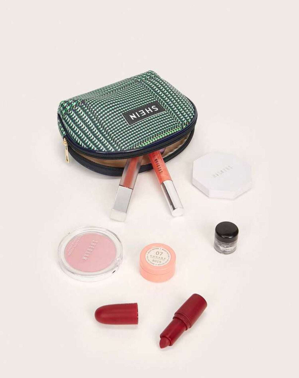 Porte-monnaie à dôme en pied-de-pouleporte-monnaie