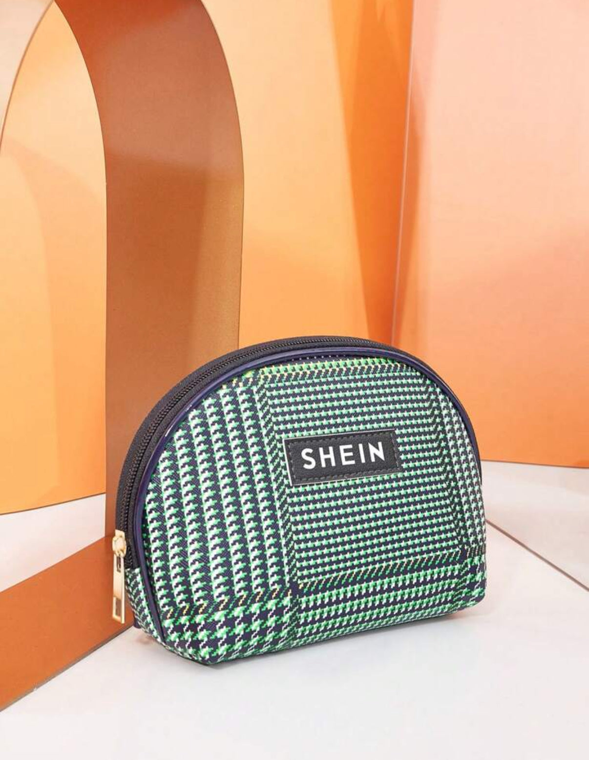 SHEIN - Porte-monnaie à dôme en pied-de-poule
porte-monnaie
