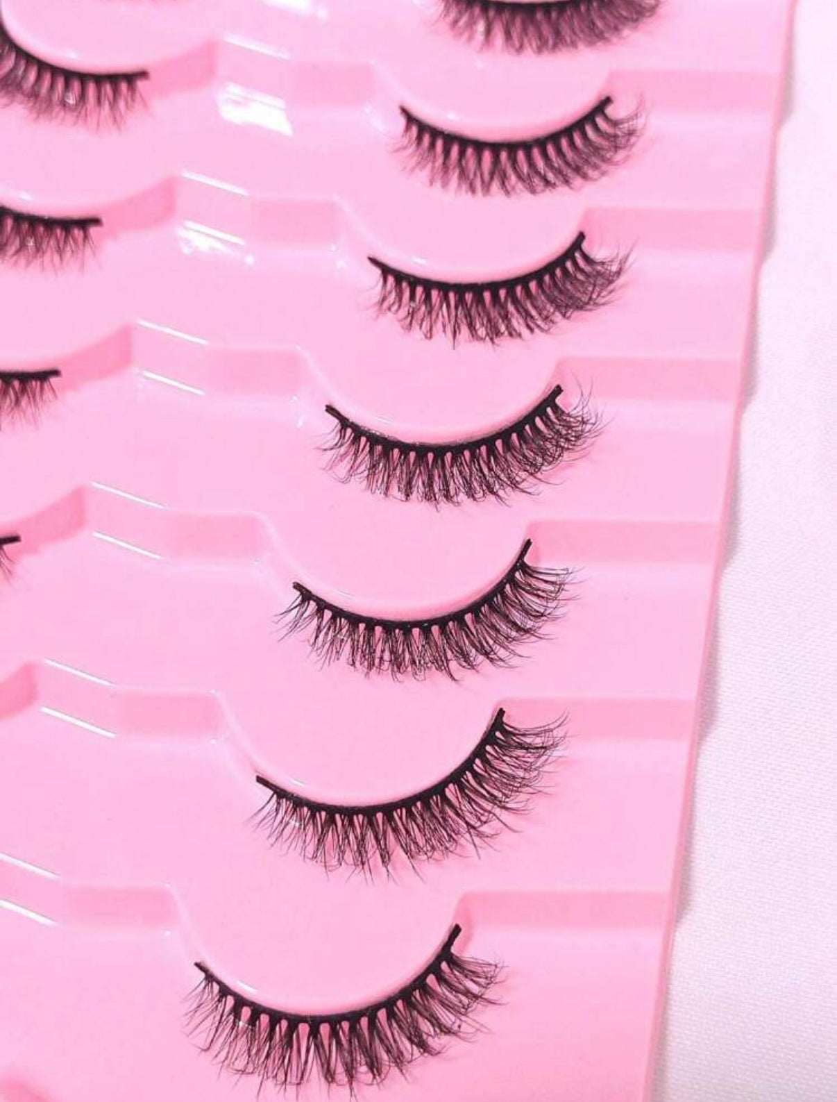 7 paires de faux cils en soie naturelle 3D, cils extensibles, confortables à porter et sensation de maquillage naturel
